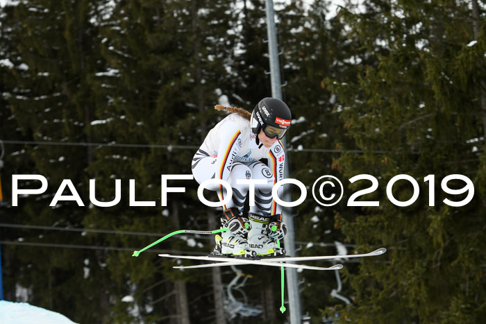Int. FIS Rennen + NJC  AC Damen, FIS SG, Götschen, 01.02.2019
