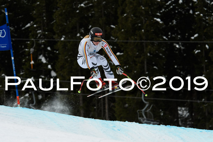 Int. FIS Rennen + NJC  AC Damen, FIS SG, Götschen, 01.02.2019