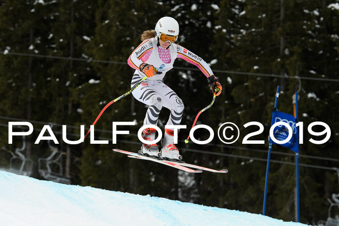 Int. FIS Rennen + NJC  AC Damen, FIS SG, Götschen, 01.02.2019
