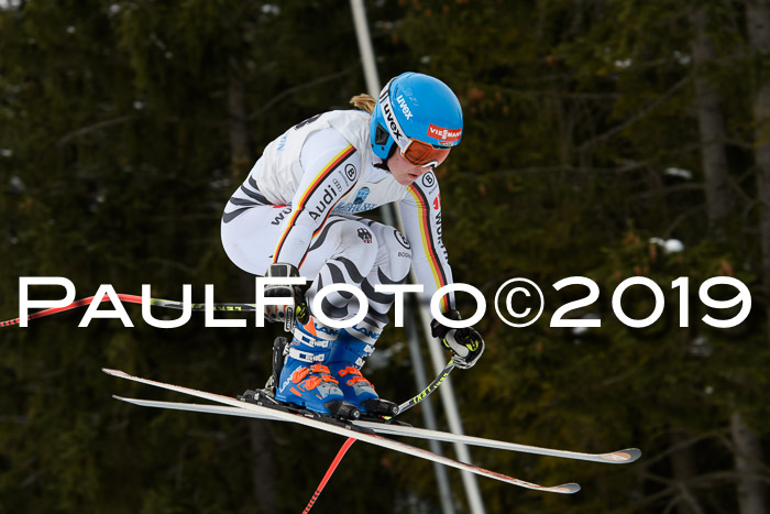 Int. FIS Rennen + NJC  AC Damen, FIS SG, Götschen, 01.02.2019