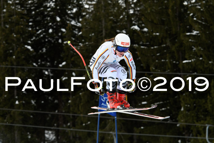 Int. FIS Rennen + NJC  AC Damen, FIS SG, Götschen, 01.02.2019