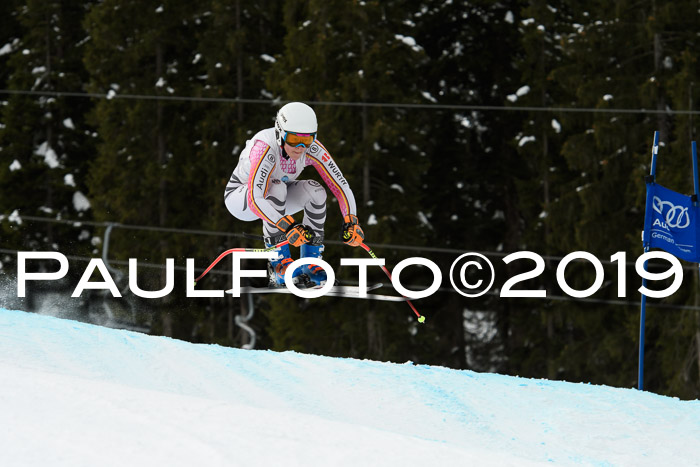 Int. FIS Rennen + NJC  AC Damen, FIS SG, Götschen, 01.02.2019