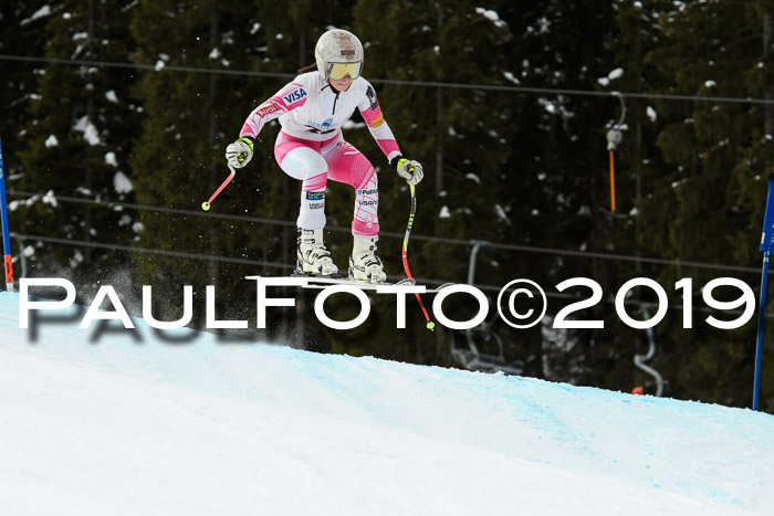 Int. FIS Rennen + NJC  AC Damen, FIS SG, Götschen, 01.02.2019