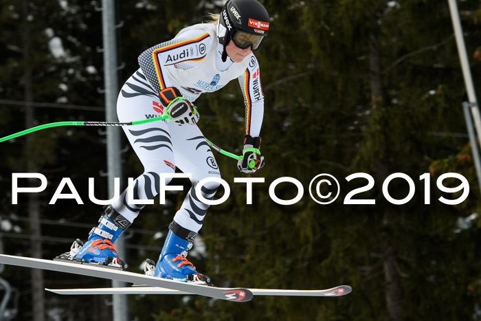 Int. FIS Rennen + NJC  AC Damen, FIS SG, Götschen, 01.02.2019