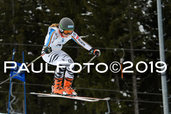 Int. FIS Rennen + NJC  AC Damen, FIS SG, Götschen, 01.02.2019