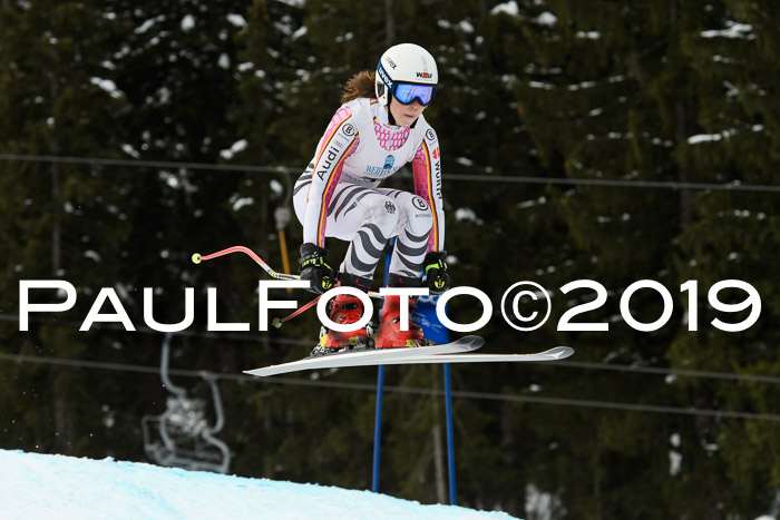 Int. FIS Rennen + NJC  AC Damen, FIS SG, Götschen, 01.02.2019