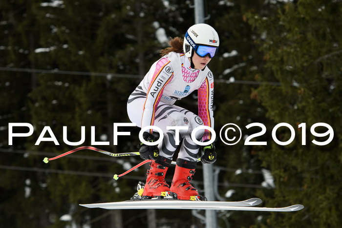 Int. FIS Rennen + NJC  AC Damen, FIS SG, Götschen, 01.02.2019
