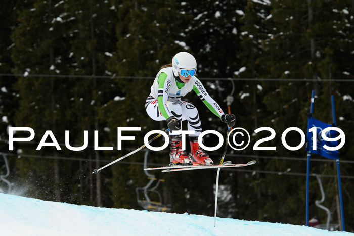 Int. FIS Rennen + NJC  AC Damen, FIS SG, Götschen, 01.02.2019