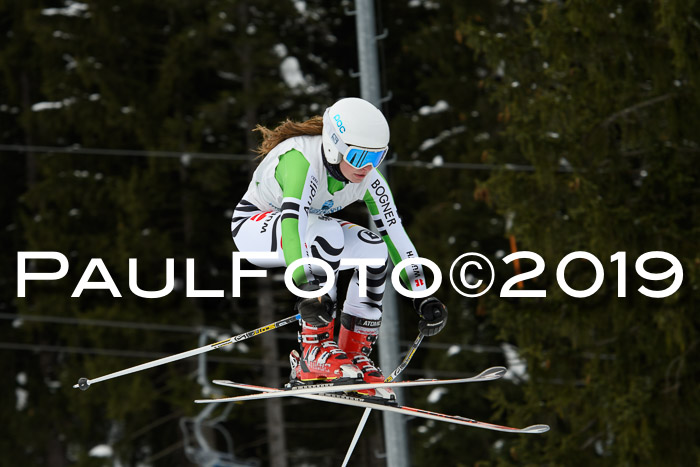 Int. FIS Rennen + NJC  AC Damen, FIS SG, Götschen, 01.02.2019