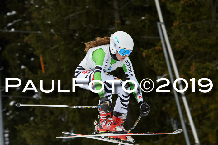 Int. FIS Rennen + NJC  AC Damen, FIS SG, Götschen, 01.02.2019