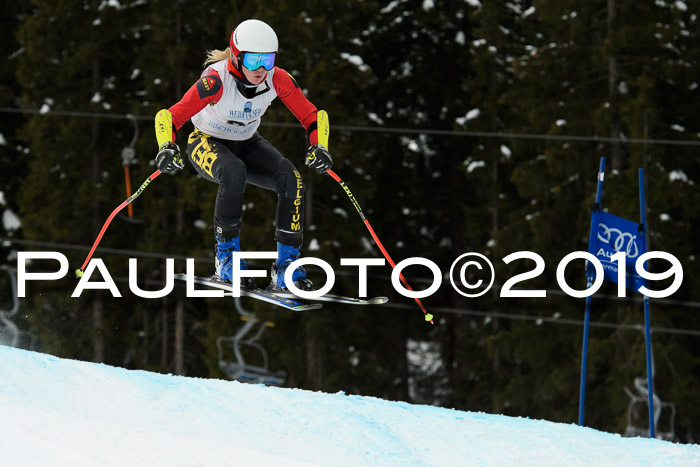 Int. FIS Rennen + NJC  AC Damen, FIS SG, Götschen, 01.02.2019