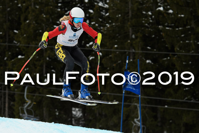Int. FIS Rennen + NJC  AC Damen, FIS SG, Götschen, 01.02.2019
