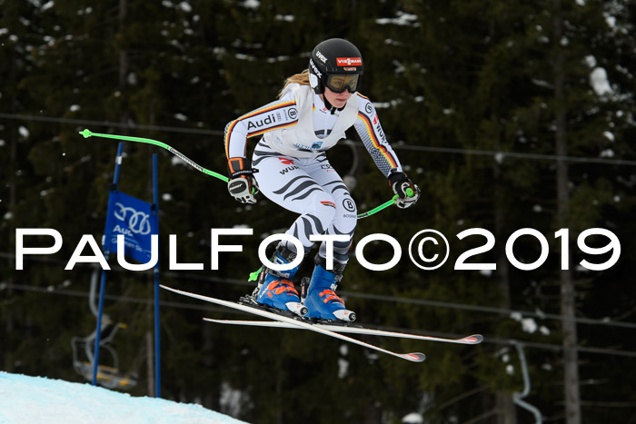 Int. FIS Rennen + NJC  AC Damen, FIS SG, Götschen, 01.02.2019
