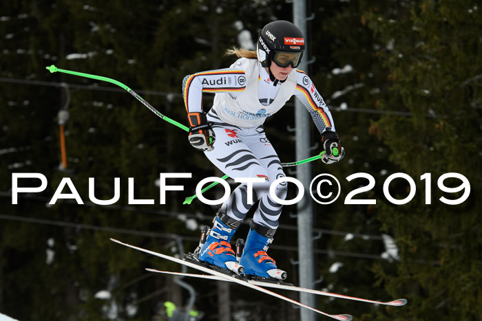 Int. FIS Rennen + NJC  AC Damen, FIS SG, Götschen, 01.02.2019