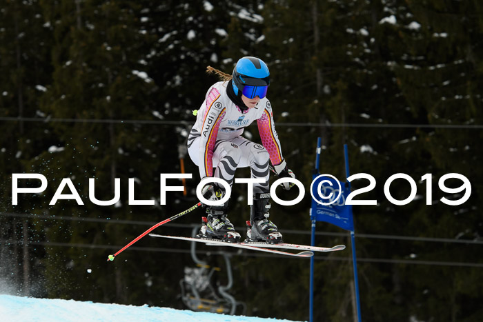 Int. FIS Rennen + NJC  AC Damen, FIS SG, Götschen, 01.02.2019