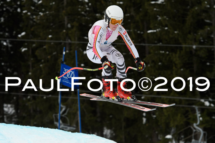 Int. FIS Rennen + NJC  AC Damen, FIS SG, Götschen, 01.02.2019