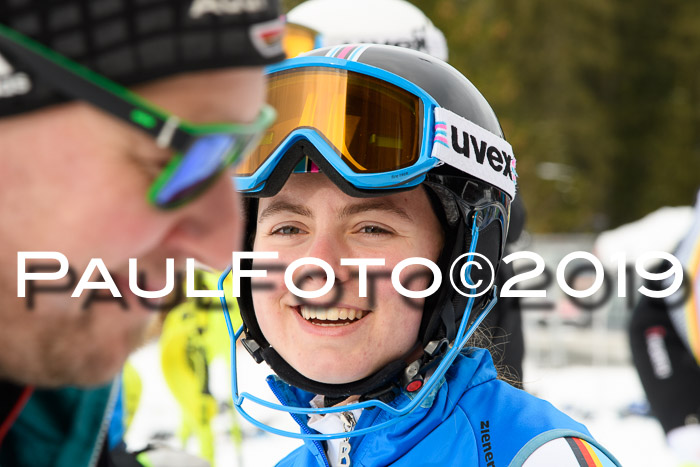 Int. FIS Rennen + NJC  AC Damen, FIS SG, Götschen, 01.02.2019