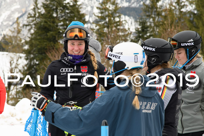 Int. FIS Rennen + NJC  AC Damen, FIS SG, Götschen, 01.02.2019