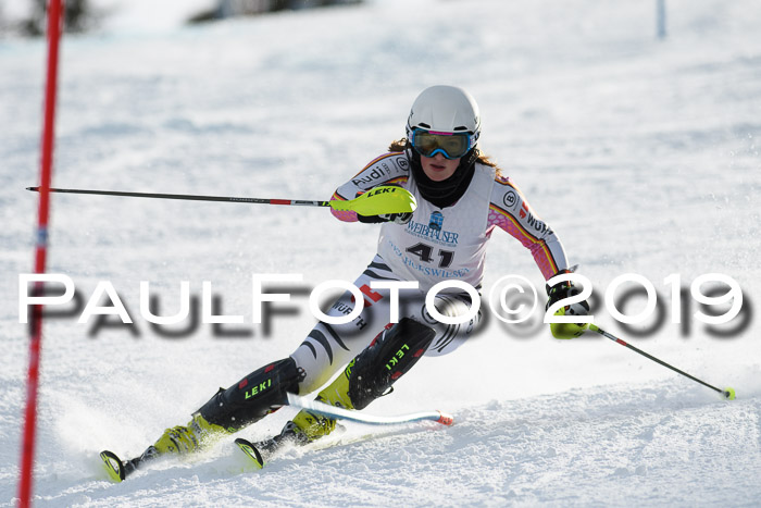 Int. FIS Rennen + NJC  AC Damen, FIS SG, Götschen, 01.02.2019