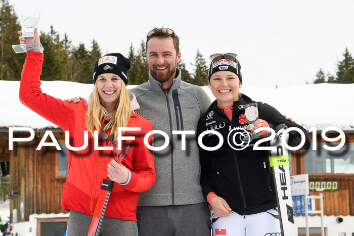 Int. FIS Rennen + NJC  AC Damen, FIS SG, Götschen, 01.02.2019