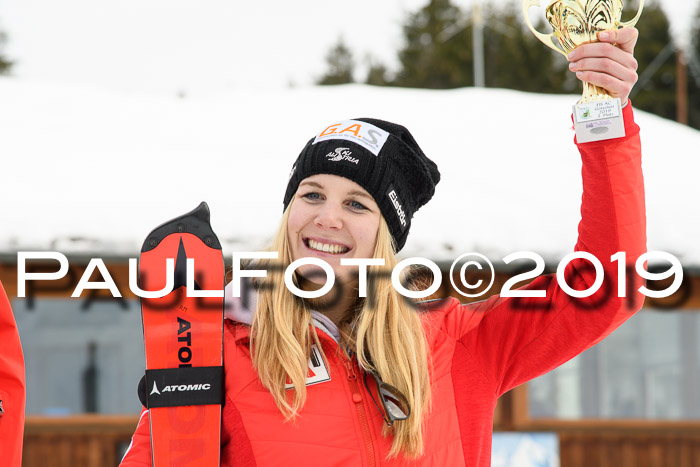 Int. FIS Rennen + NJC  AC Damen, FIS SG, Götschen, 01.02.2019