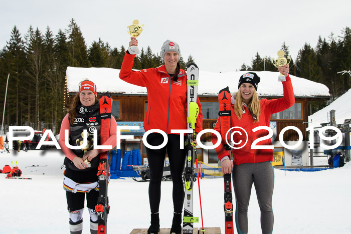 Int. FIS Rennen + NJC  AC Damen, FIS SG, Götschen, 01.02.2019