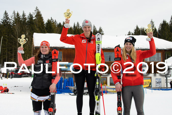 Int. FIS Rennen + NJC  AC Damen, FIS SG, Götschen, 01.02.2019