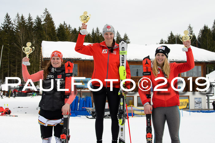 Int. FIS Rennen + NJC  AC Damen, FIS SG, Götschen, 01.02.2019