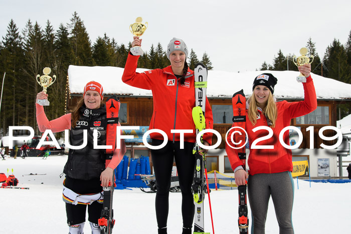 Int. FIS Rennen + NJC  AC Damen, FIS SG, Götschen, 01.02.2019