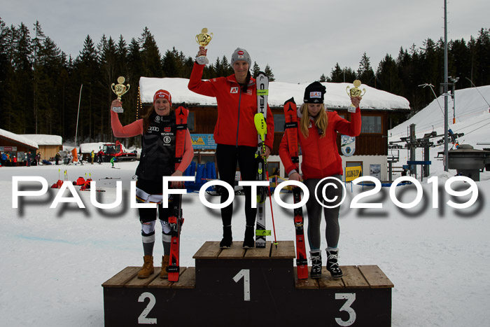 Int. FIS Rennen + NJC  AC Damen, FIS SG, Götschen, 01.02.2019