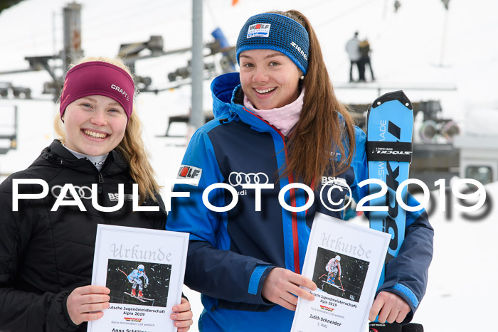 Int. FIS Rennen + NJC  AC Damen, FIS SG, Götschen, 01.02.2019