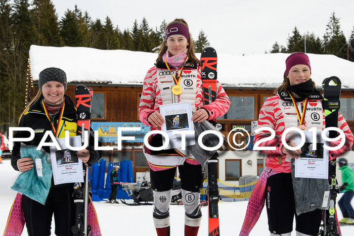 Int. FIS Rennen + NJC  AC Damen, FIS SG, Götschen, 01.02.2019