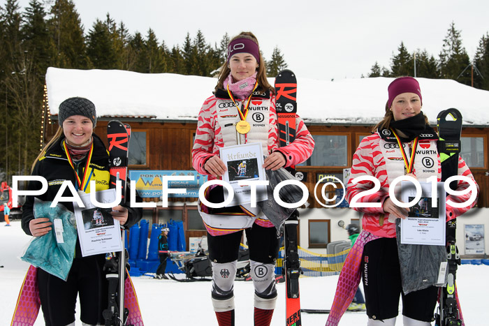 Int. FIS Rennen + NJC  AC Damen, FIS SG, Götschen, 01.02.2019
