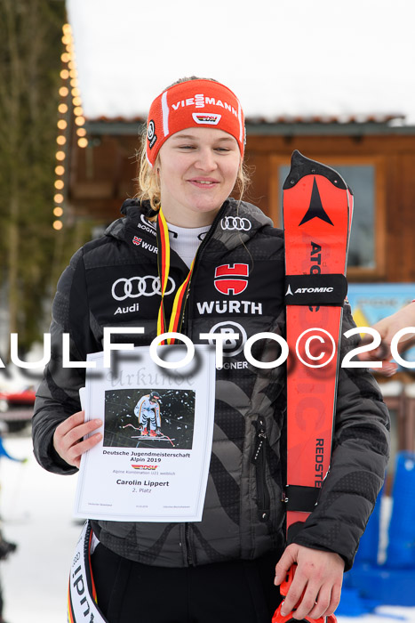 Int. FIS Rennen + NJC  AC Damen, FIS SG, Götschen, 01.02.2019