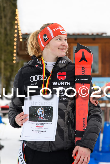 Int. FIS Rennen + NJC  AC Damen, FIS SG, Götschen, 01.02.2019