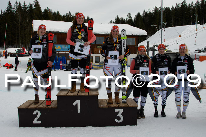 Int. FIS Rennen + NJC  AC Damen, FIS SG, Götschen, 01.02.2019
