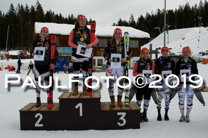 Int. FIS Rennen + NJC  AC Damen, FIS SG, Götschen, 01.02.2019