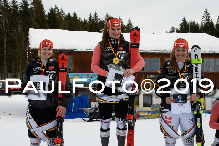 Int. FIS Rennen + NJC  AC Damen, FIS SG, Götschen, 01.02.2019