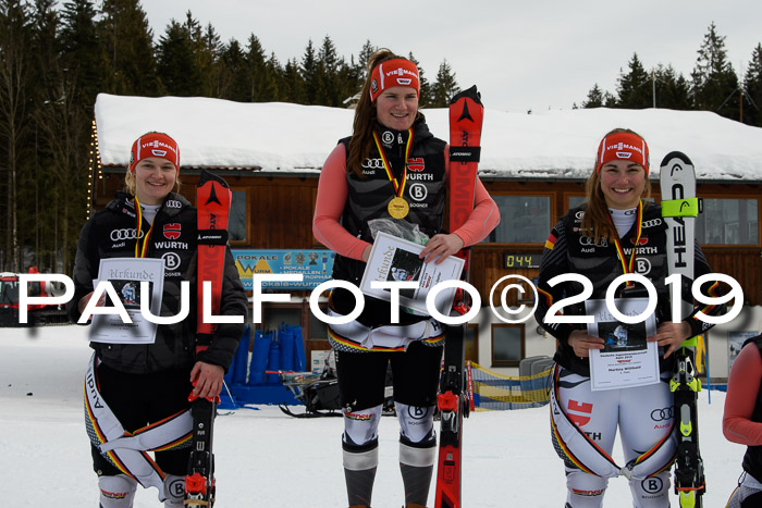 Int. FIS Rennen + NJC  AC Damen, FIS SG, Götschen, 01.02.2019