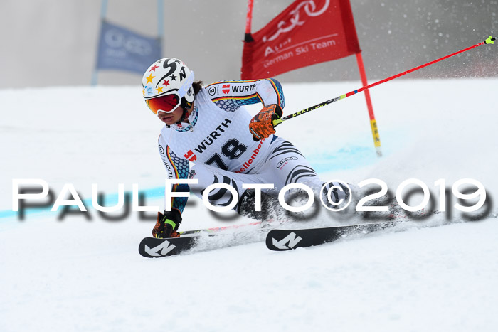 FIS + NJC Riesenslalom Damen + Herren 02.02.2019