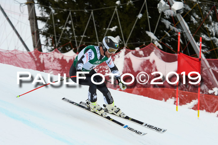 NJC + FIS, Super-G, Herren, 06.02.2019