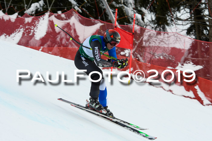 NJC + FIS, Super-G, Herren, 06.02.2019