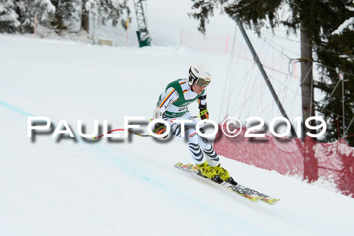 NJC + FIS, Super-G, Herren, 06.02.2019