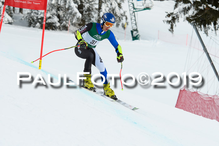 NJC + FIS, Super-G, Herren, 06.02.2019