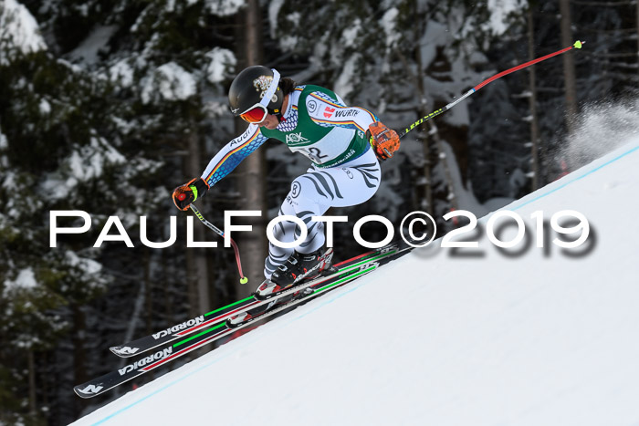 NJC + FIS, Super-G, Herren, 06.02.2019