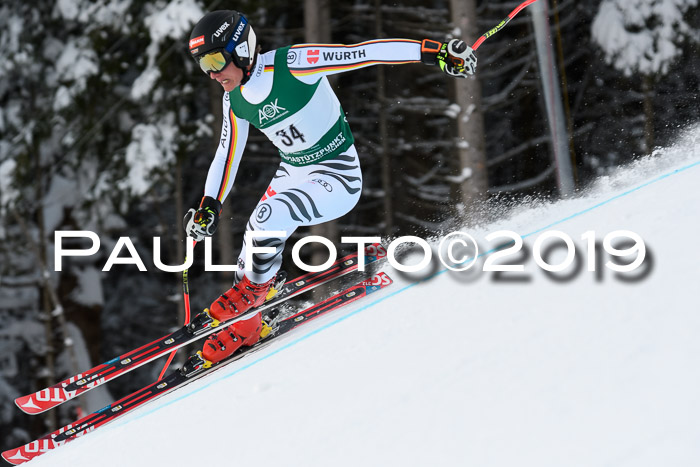 NJC + FIS, Super-G, Herren, 06.02.2019