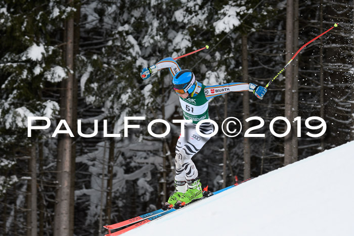 NJC + FIS, Super-G, Herren, 06.02.2019