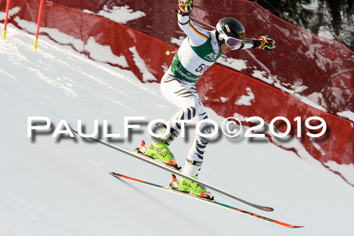NJC + FIS, Super-G, Herren, 06.02.2019