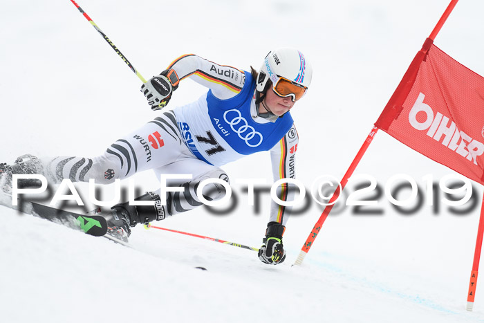 FIS Riesenslalom, Herren, Bay. Jugend, Oberjoch, 09.02.2018