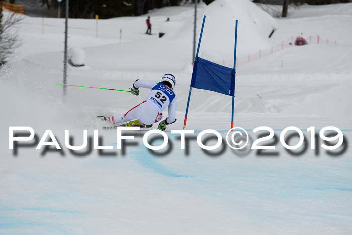 FIS Riesenslalom, Herren, Bay. Jugend, Oberjoch, 09.02.2018